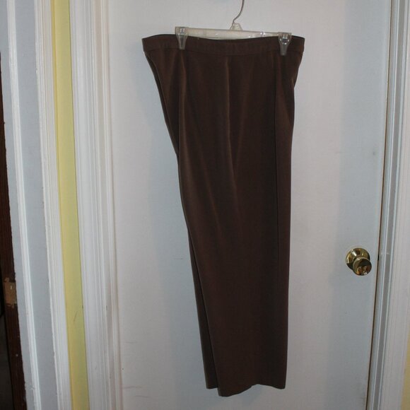 Kim Rogers Signature Petite Light Brown Women's Pants - Picture 1 of 5
